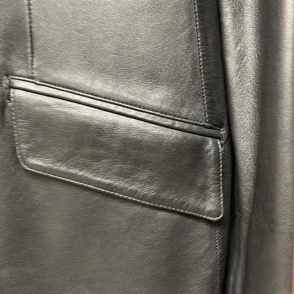 Linda Allard Ellen Tracy leather jacket - Picture 5 of 5